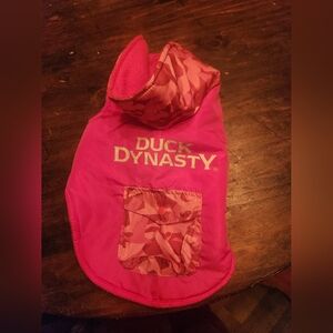 Duck Dynasty Pink Dog Jacket
